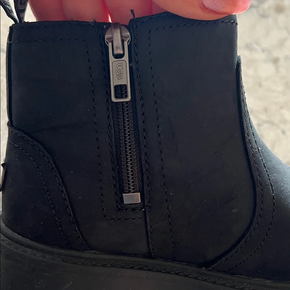 UGG Kids Black Boots - Picture 5 of 11